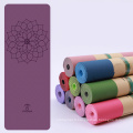 Exercice Prix compétitif Haute densité anti-Tear TPE Custom Pink Yogamat avec sangle de transport